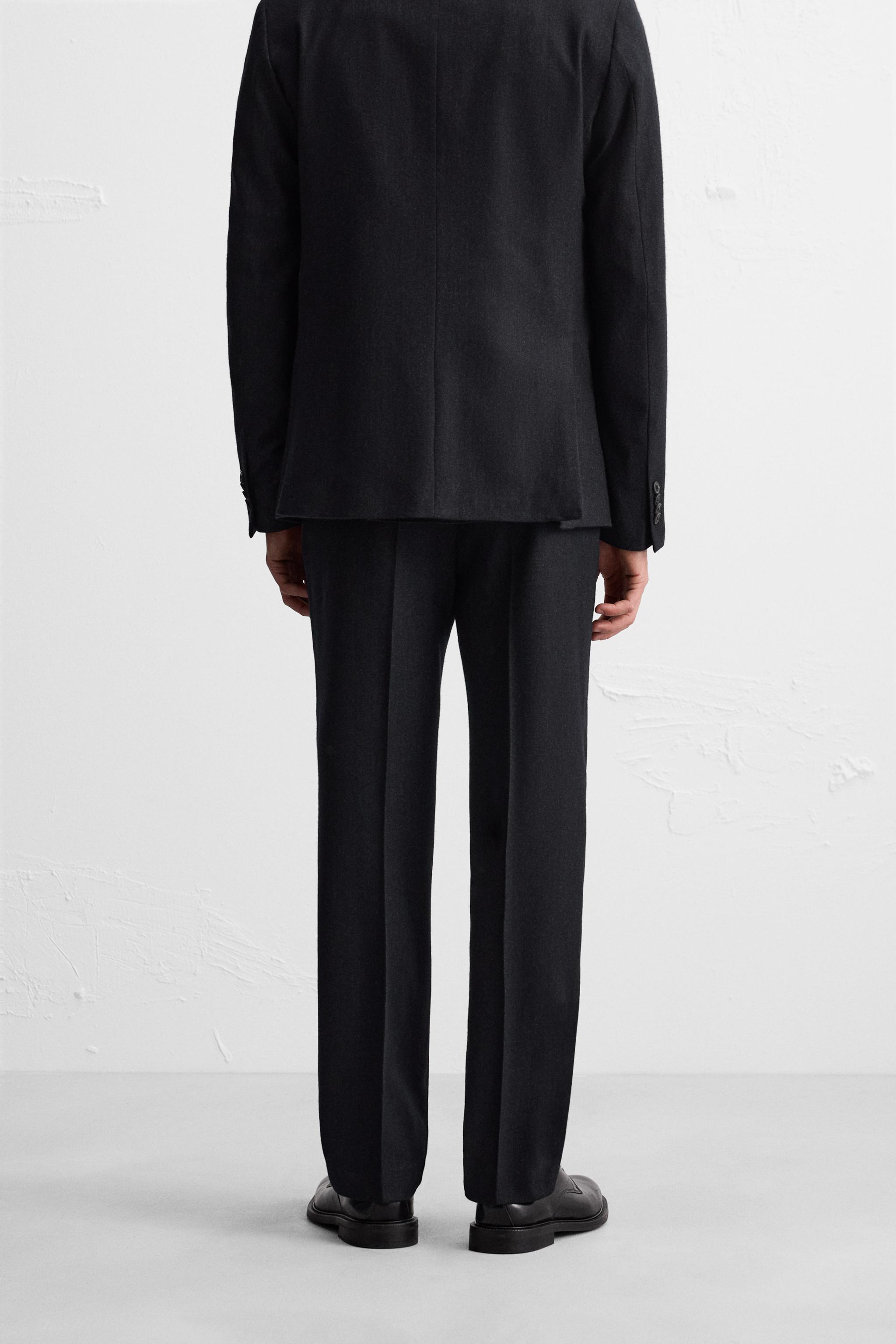 TEXTURED SUIT PANTS Product Image