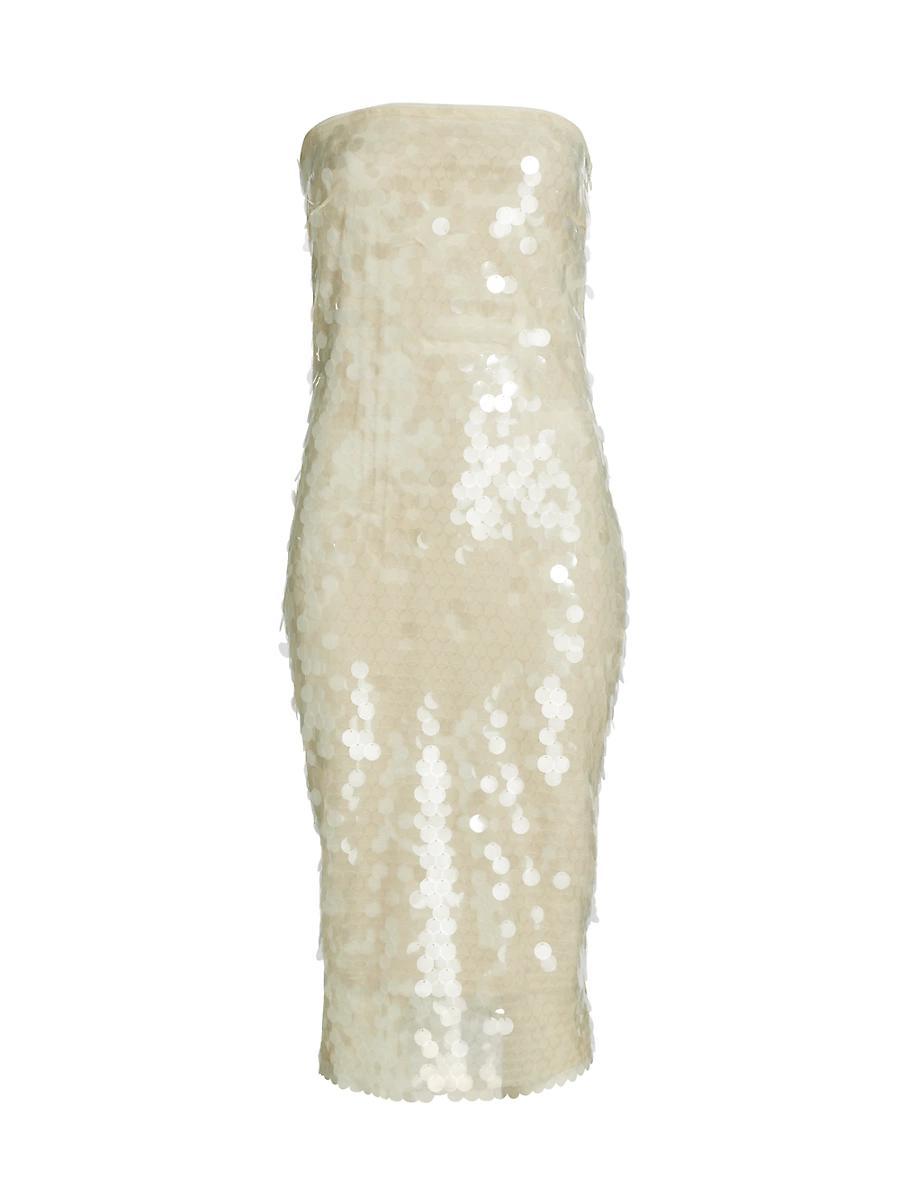 Womens Derrica Sequined Midi-Dress Product Image