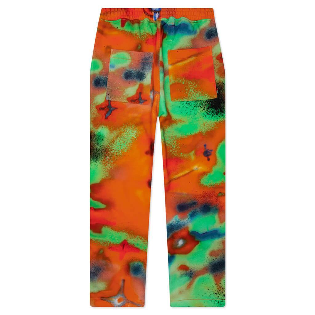 Shapes x Come Tees Wide Leg Fleece Pant - Orange/Red Male Product Image