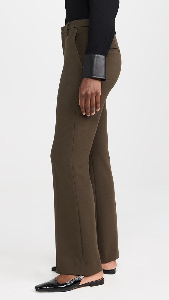 Vince Mid Rise Tailored Flare Pants | Shopbop Product Image