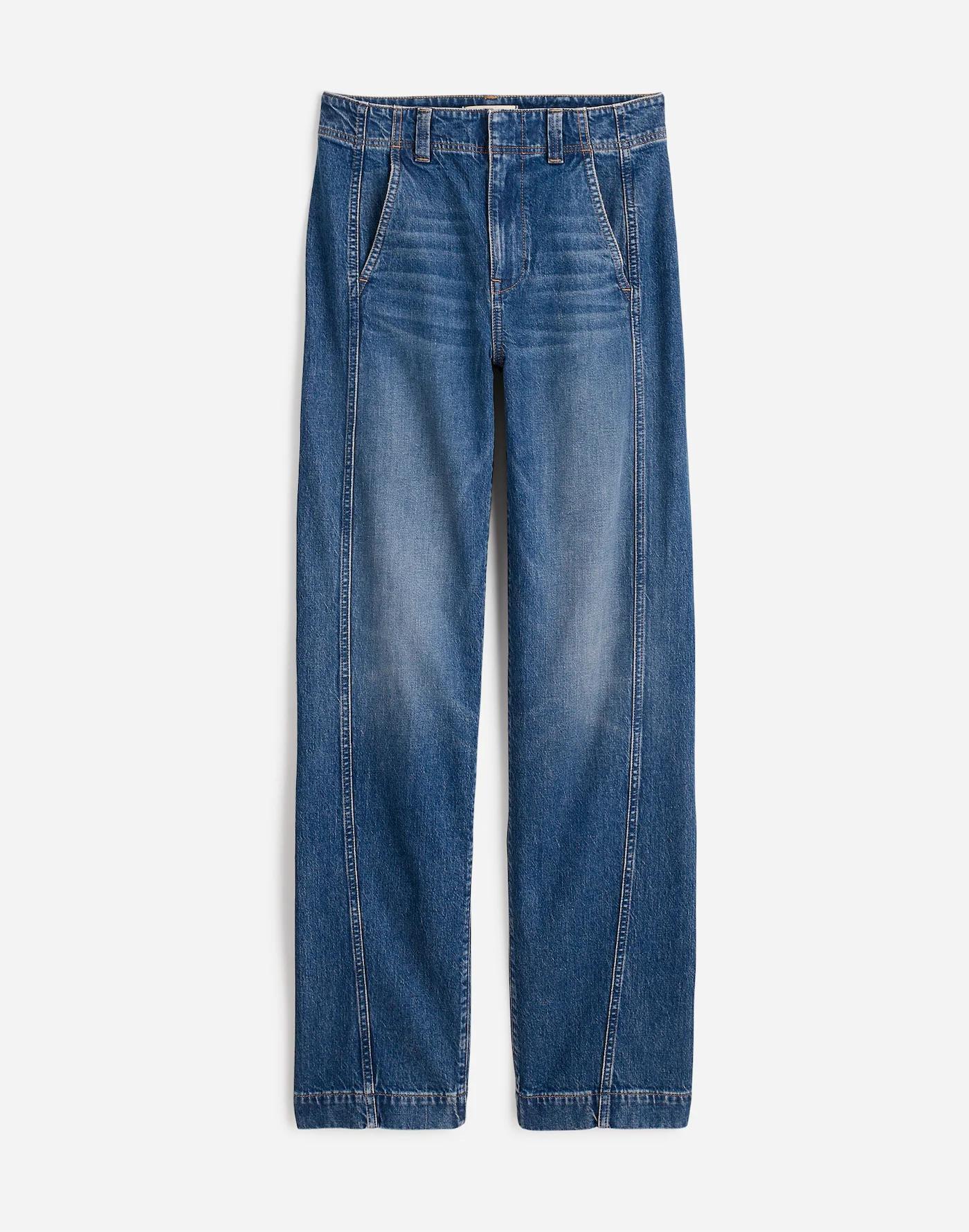 Tall Tapered Denim Trousers Product Image