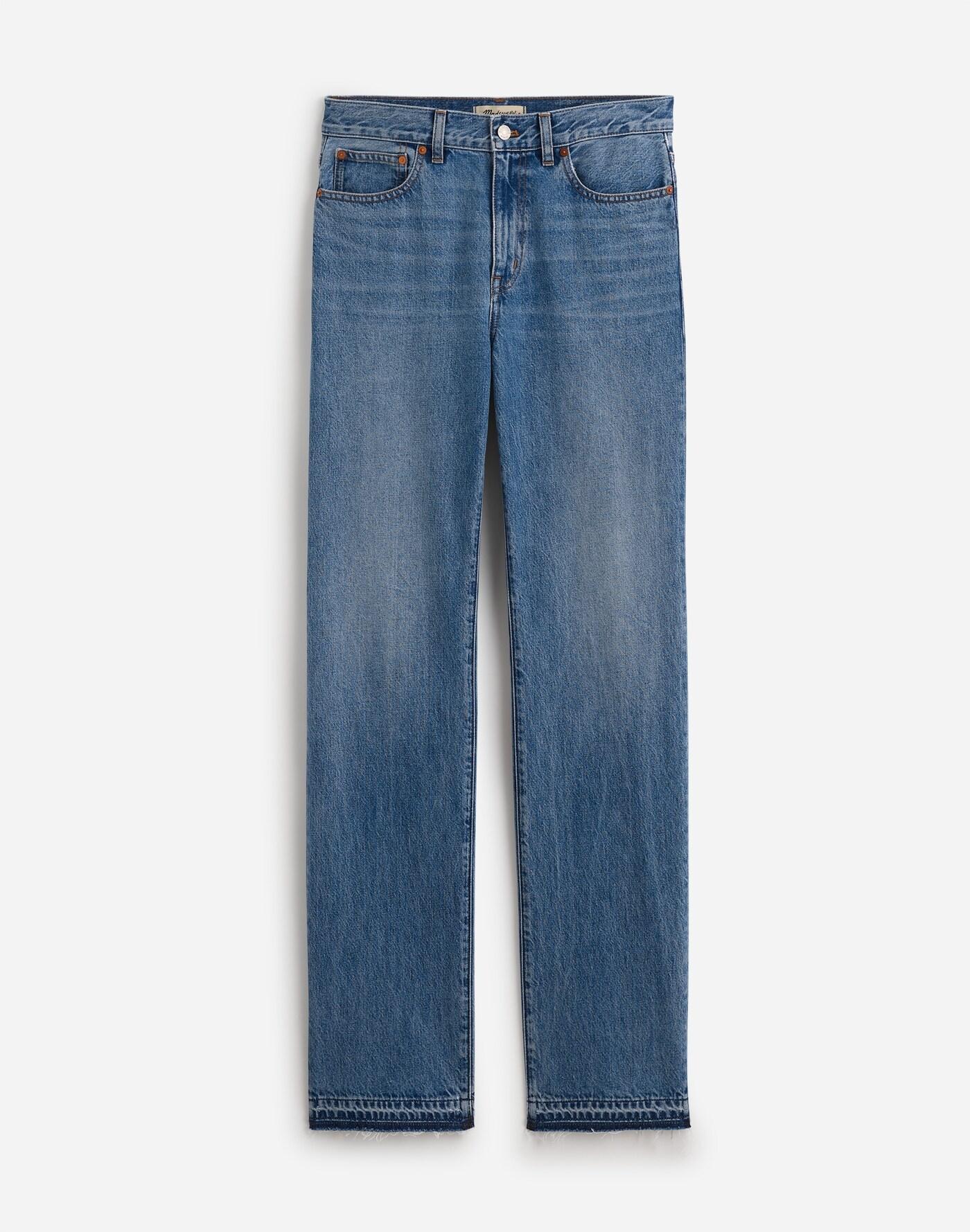 The Plus Rail Straight Jean in Reston Wash: Released-Hem Edition Product Image