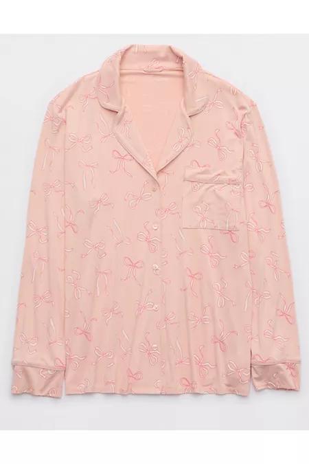 Aerie Real Soft Pajama Shirt Women's Product Image