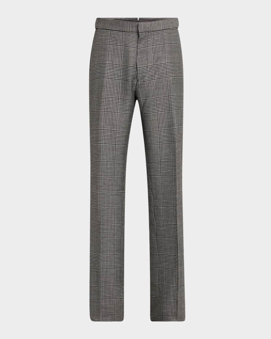 Men's Dyllan Wool Check Trousers Product Image