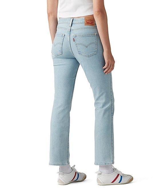 Levi's® 725 High Rise Mid Wash Kick Bootcut Ankle Jeans Product Image