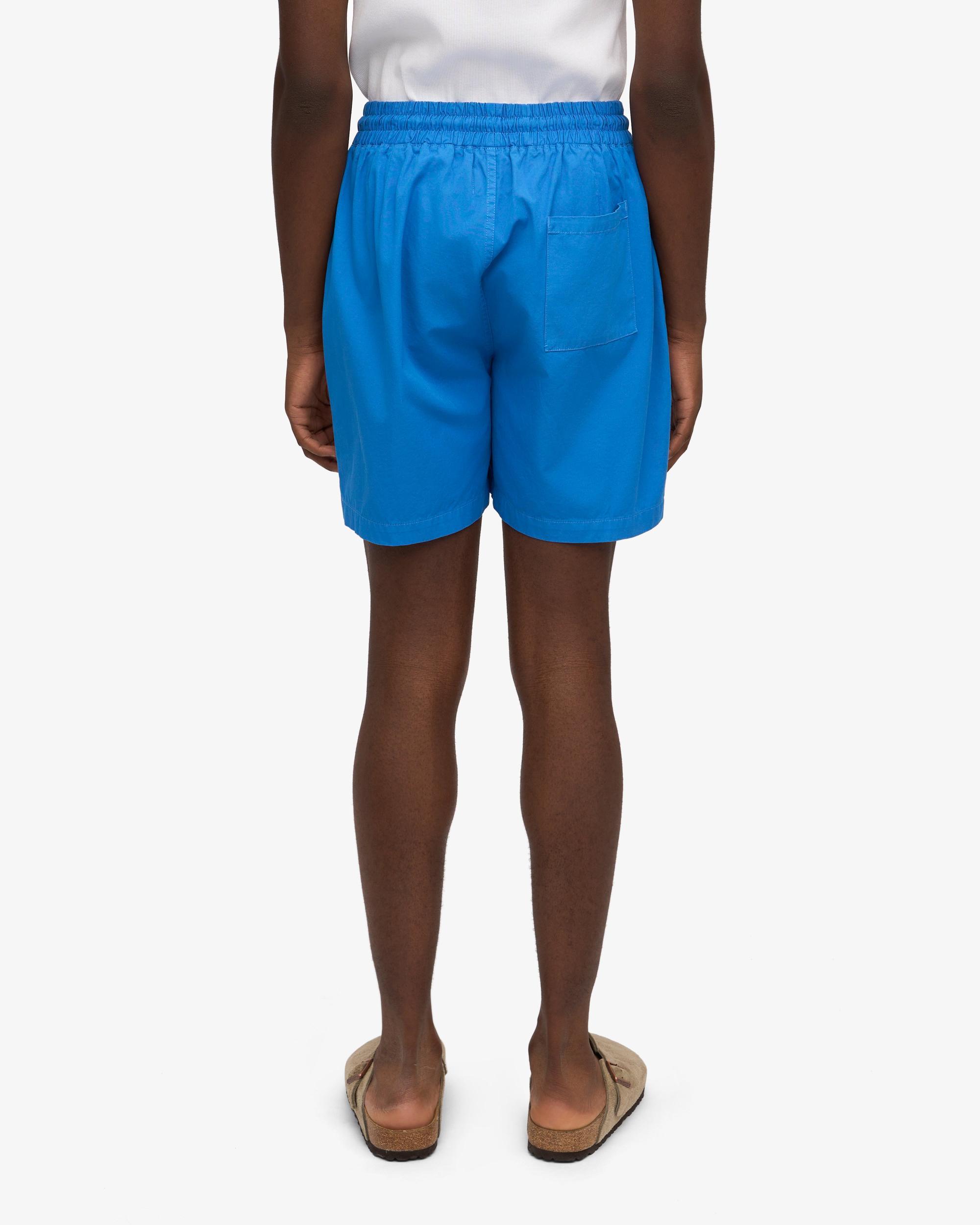 Organic Twill Shorts - Pacific Blue Product Image
