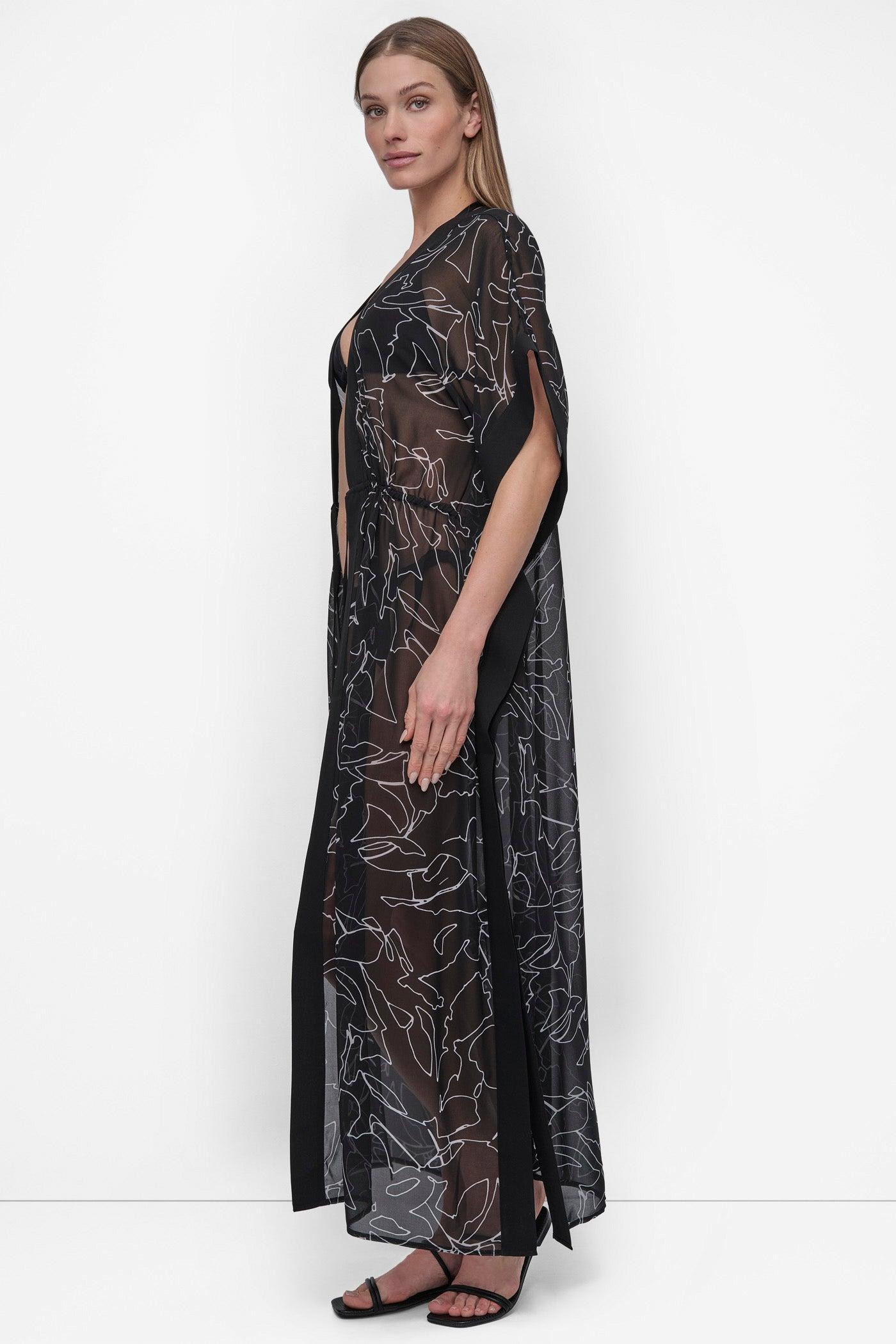 TIE-FRONT MAXI KAFTAN Product Image