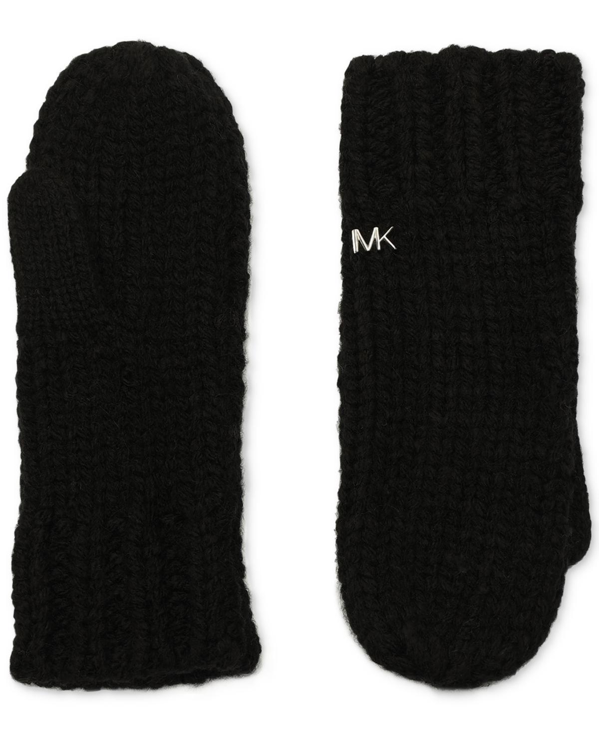 Michael Michael Kors Womens Logo Detail Super Chunk Mittens Product Image