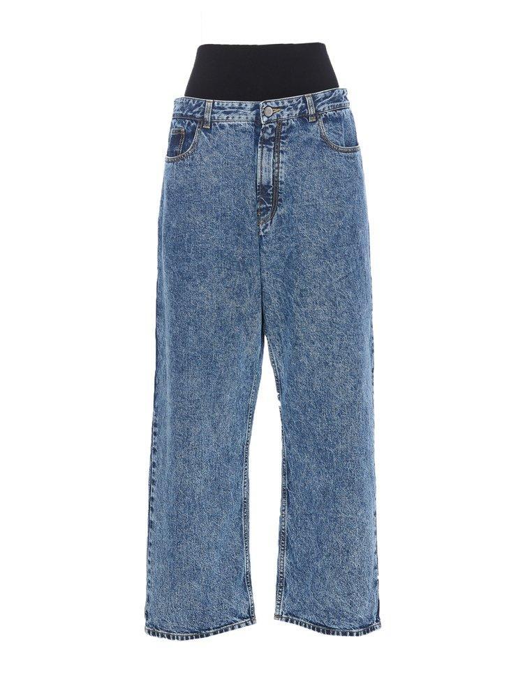 ALAÏA Women's Jeans Blue Product Image