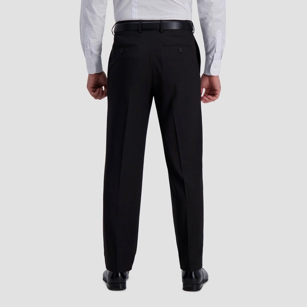 Haggar H26 Mens Stretch Classic Fit Dress Pants - Black 36x30 Product Image