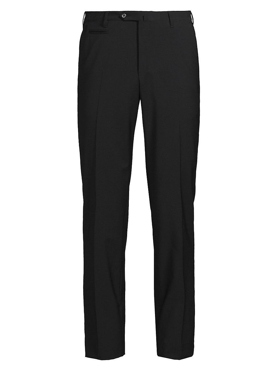 Mens Stretch-Wool Trousers Product Image