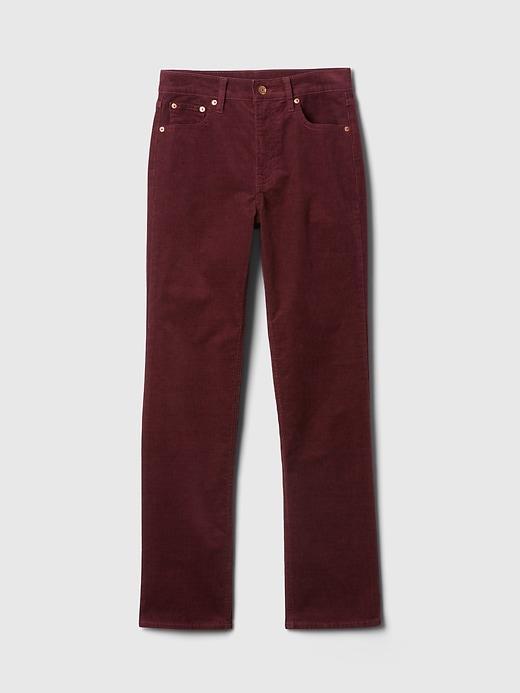 High Rise Corduroy '90s Straight Pants Product Image