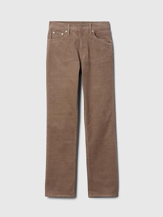 High Rise Corduroy '90s Straight Pants Product Image