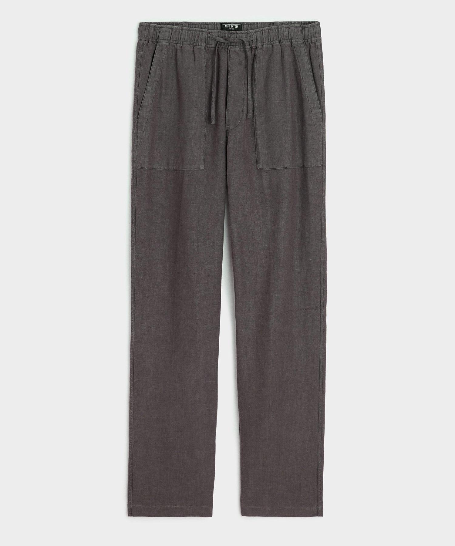 Straight Fit Linen Beach Pant Product Image