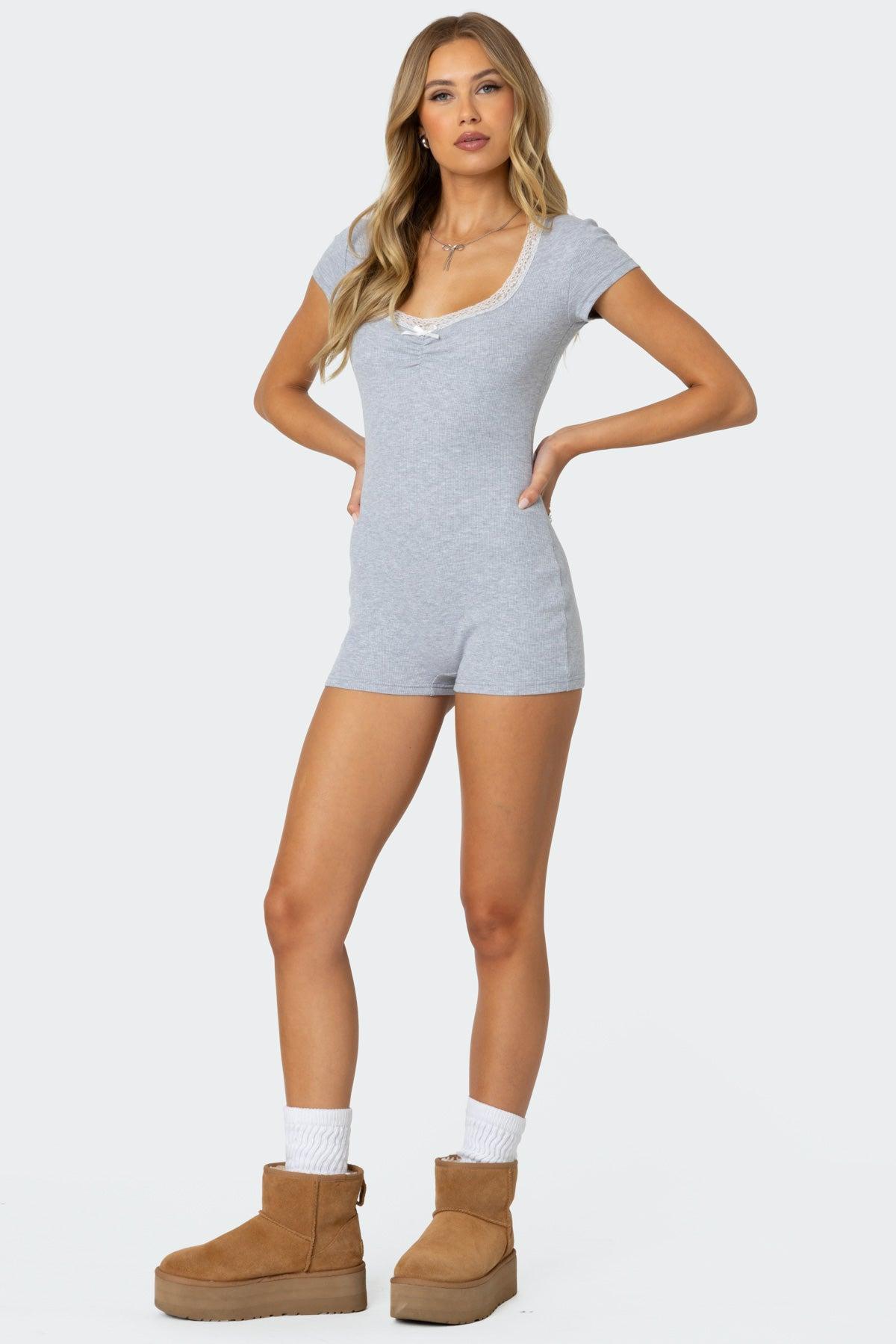 Lincoln Ribbed Romper Product Image