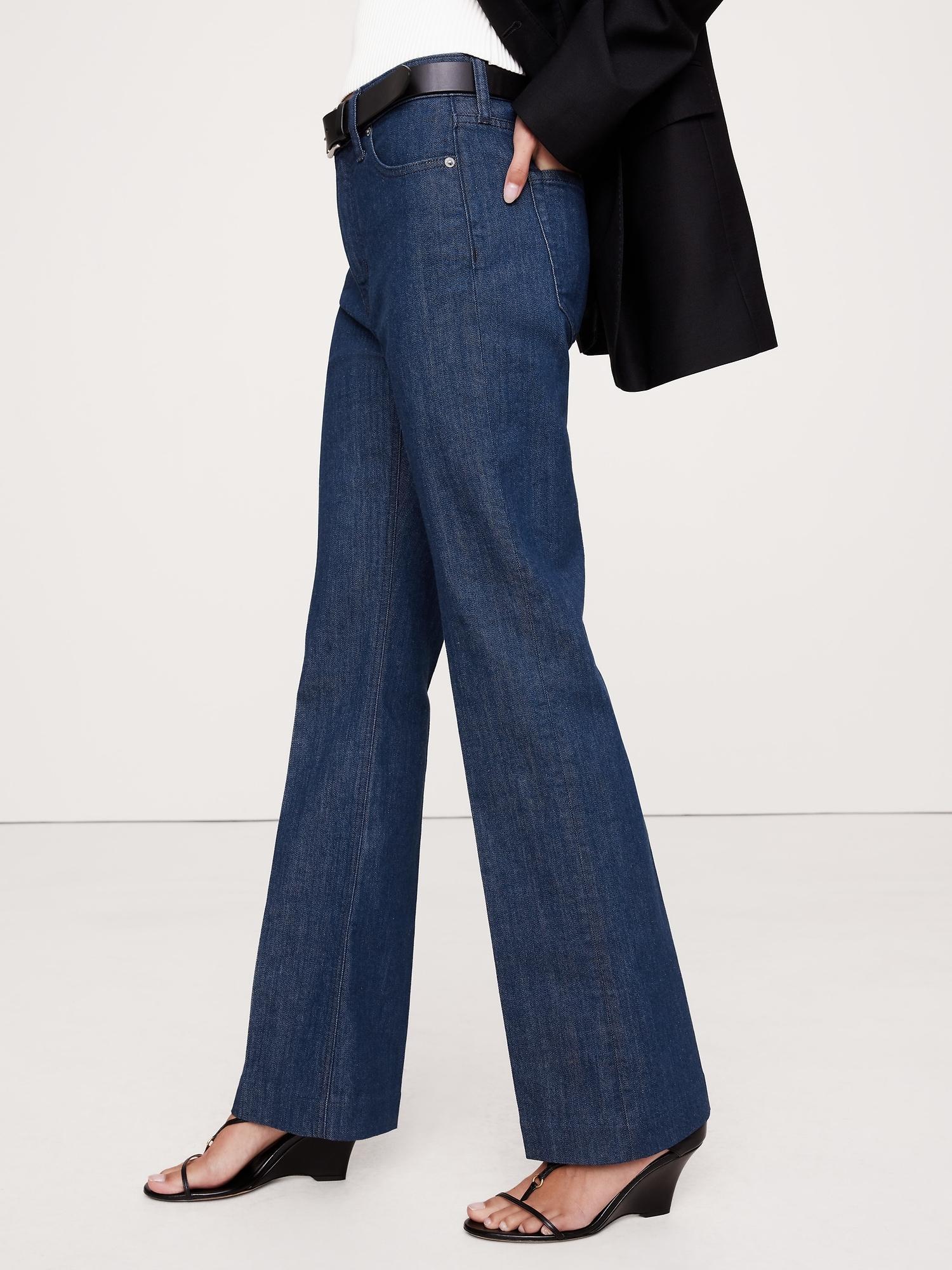 High-Rise Bootcut Ankle Jean Product Image