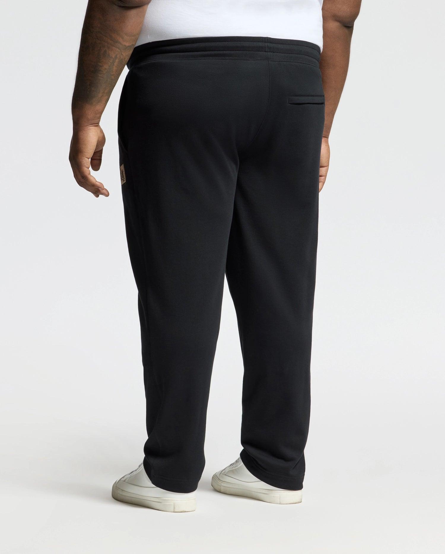 MENS BIG AND TALL MONROE TWILL PATCH FLEECE SWEATPANT - B9P929D200 Product Image