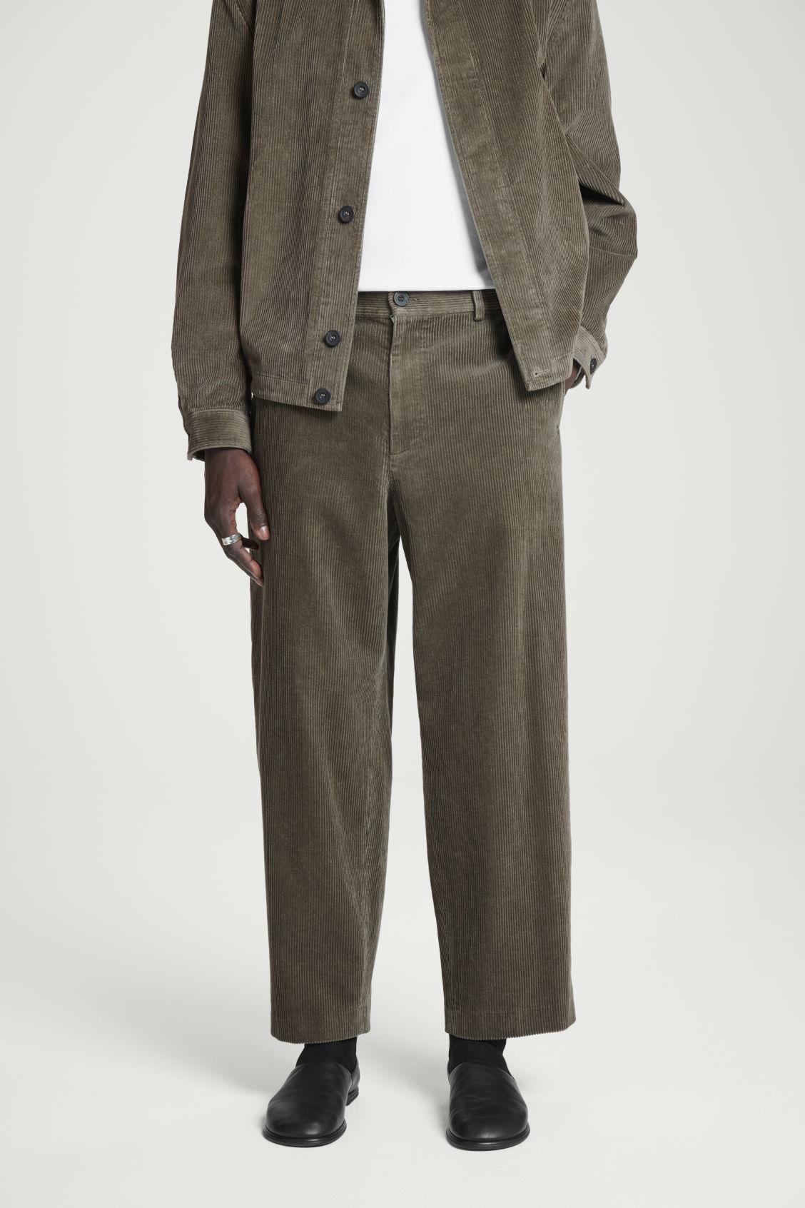 CORDUROY WIDE-LEG PANTS Product Image