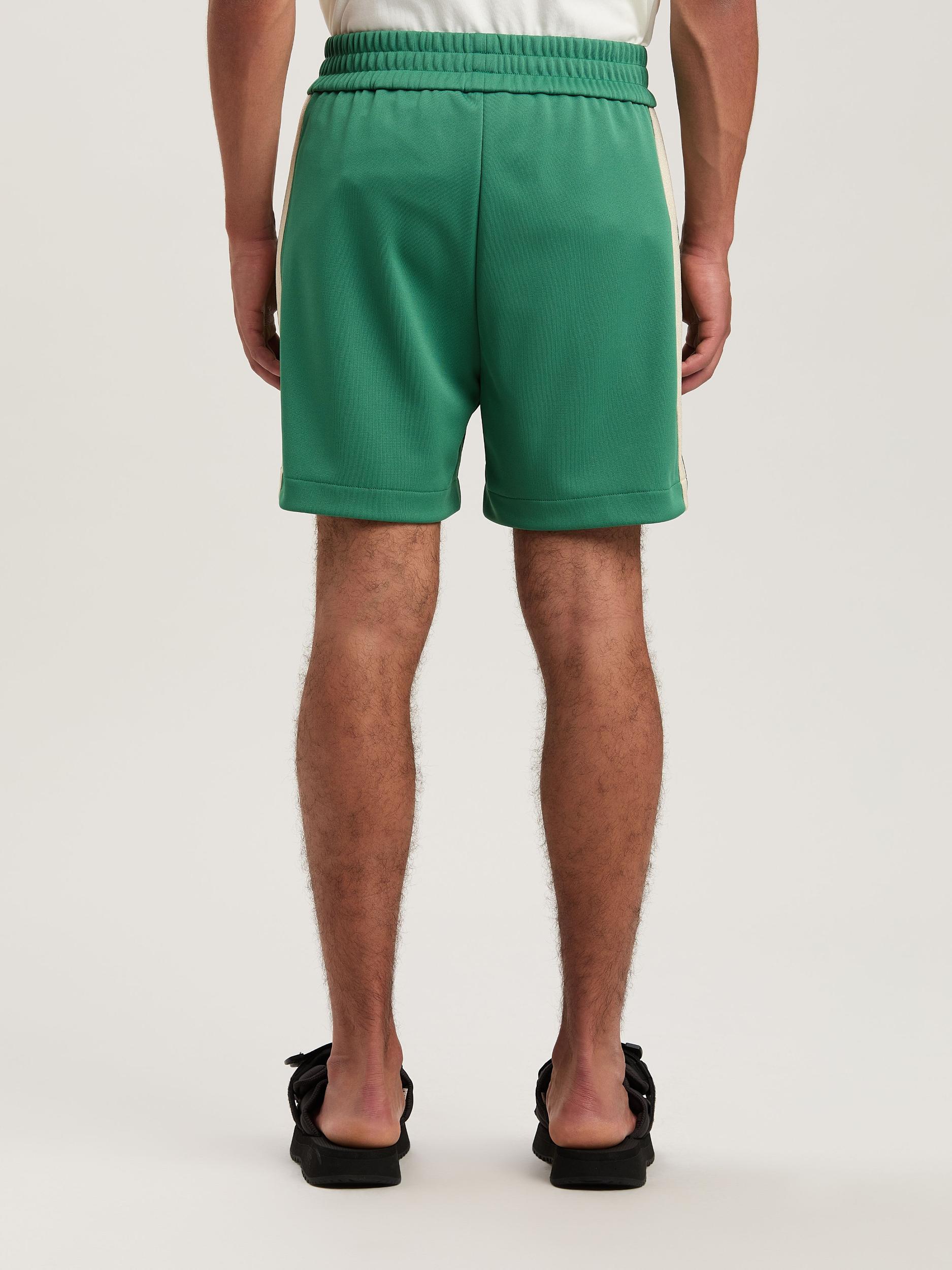 CLASSIC LOGO TRACK SHORTS FOREST GREEN - Product Image