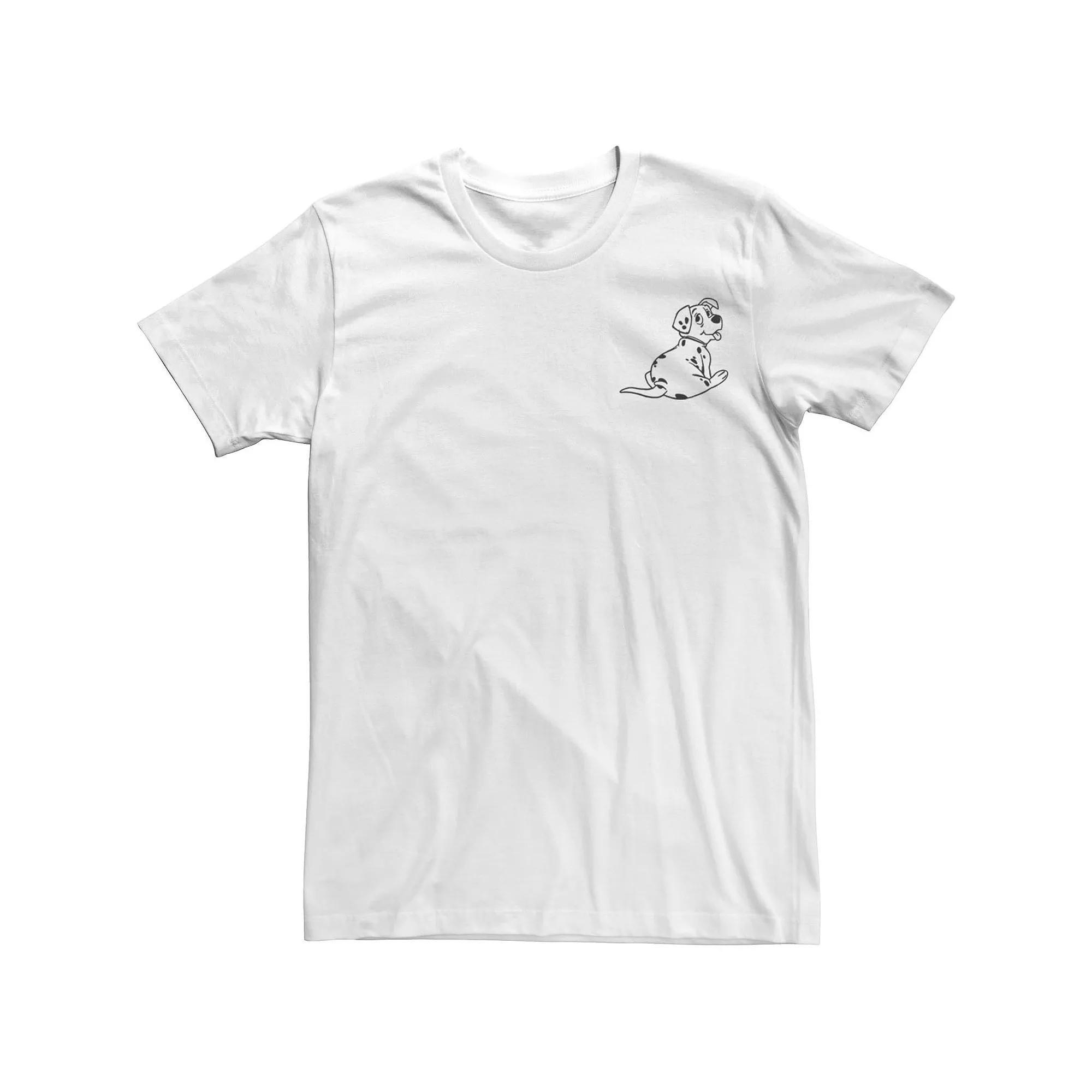 Disney's 101 Dalmatians Rolly Left Chest Men's Tee,  Product Image