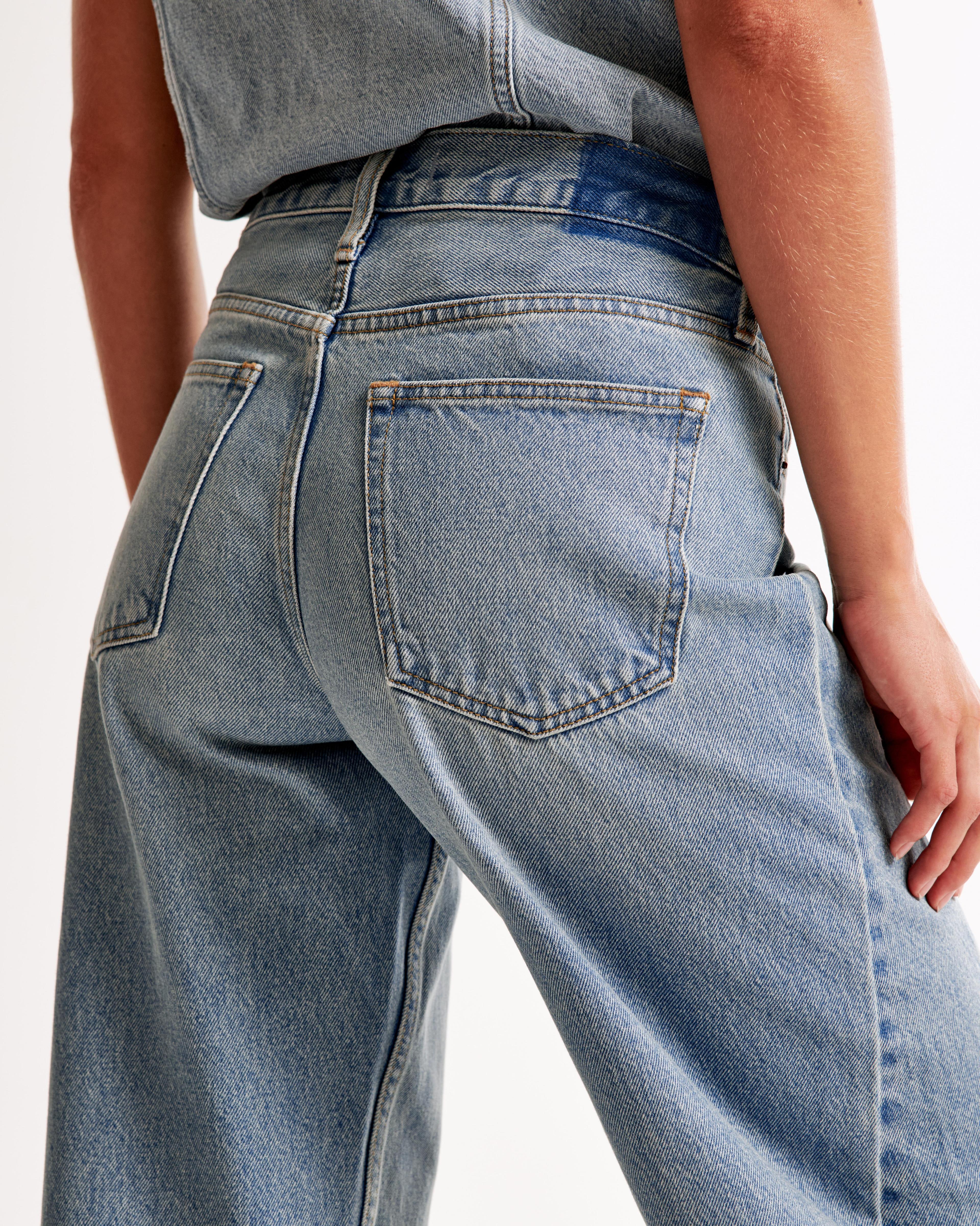 Mid Rise Barrel Jean Product Image