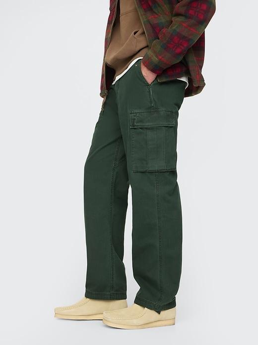 Herringbone Utility Cargo Pants Product Image