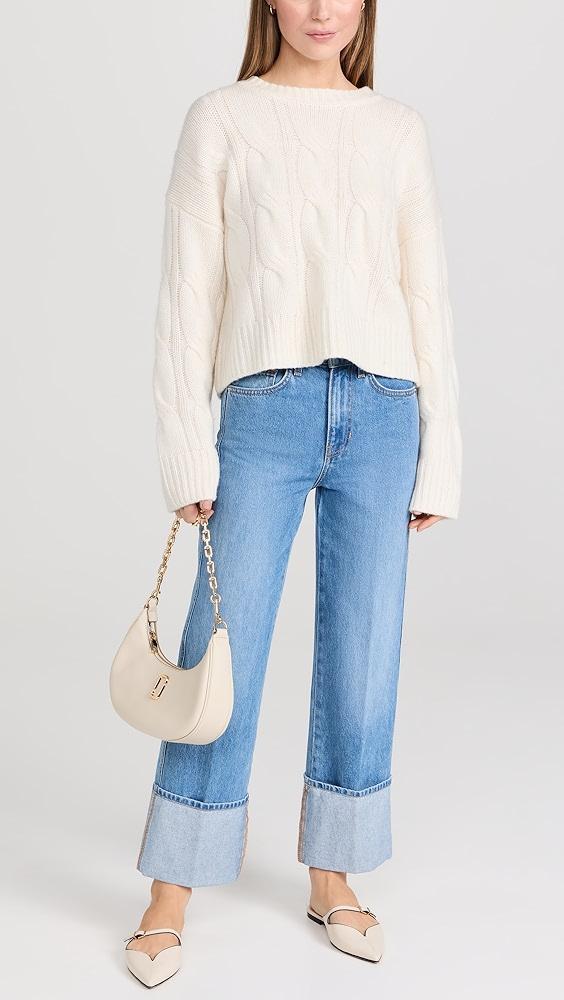 Veronica Beard Jean Dylan High Rise Straight Leg Jeans | Shopbop Product Image