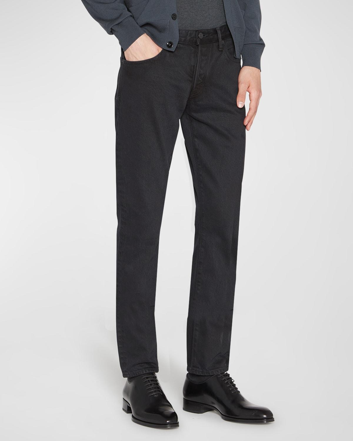 Mens Slim Fit 5-Pocket Jeans Product Image