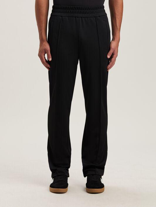 BACK CURVED LOGO TRACK PANTS BLACK - OFF Product Image