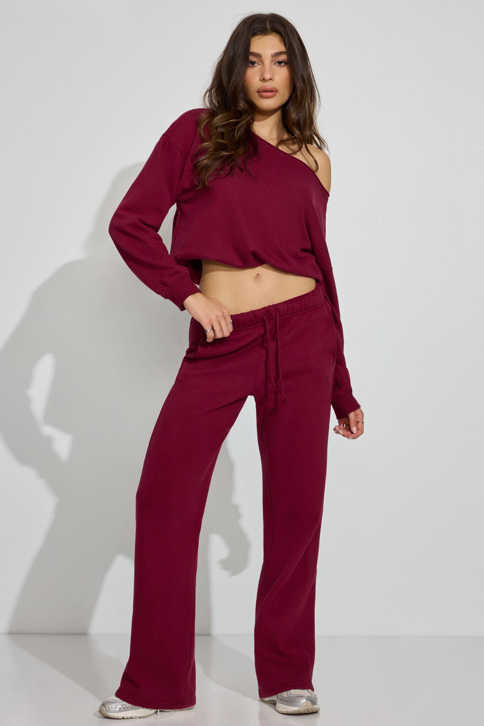 SoftTerry Off Shoulder Sweatshirt Product Image