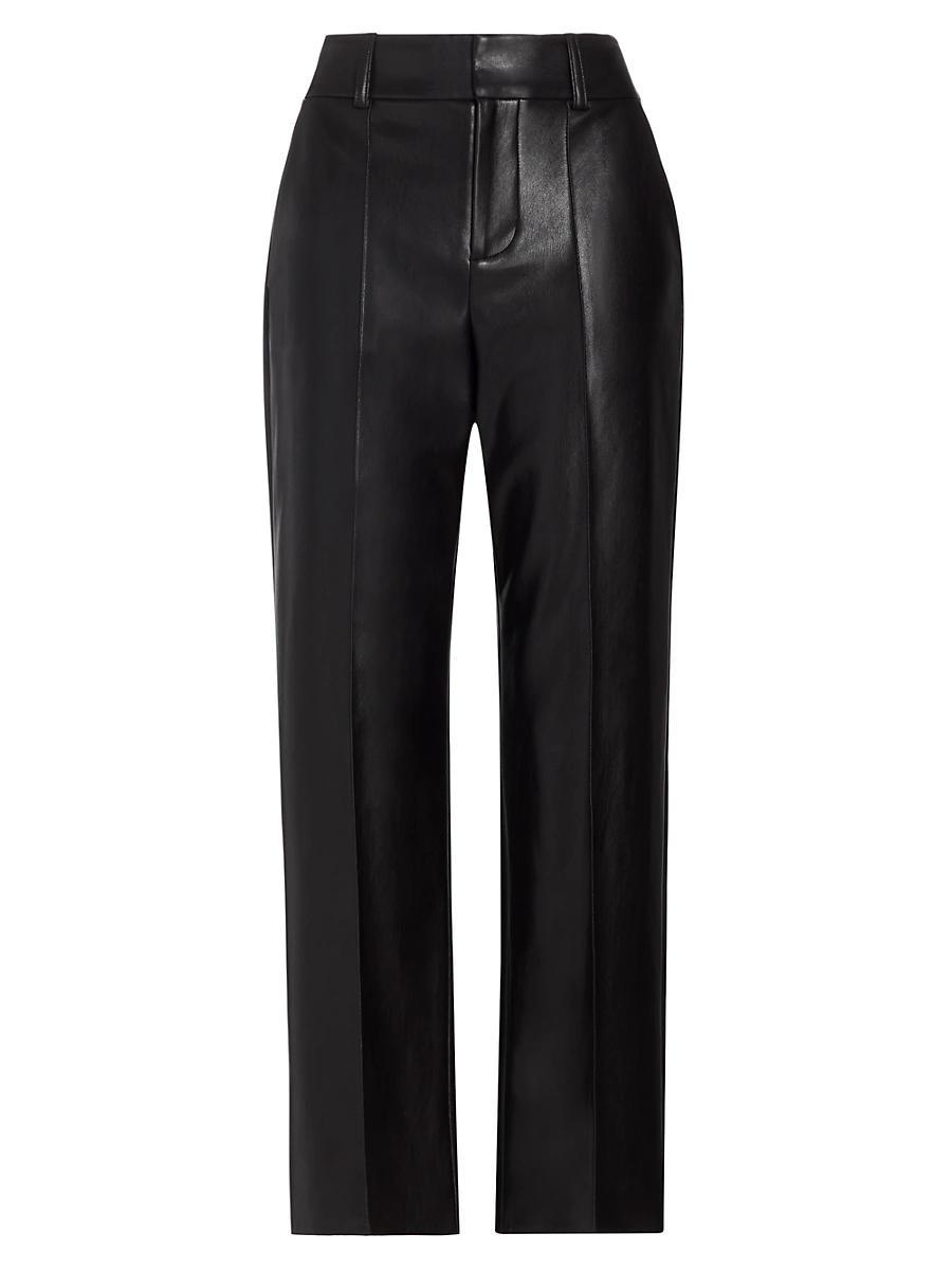 Ming Vegan Leather Ankle Pants Product Image