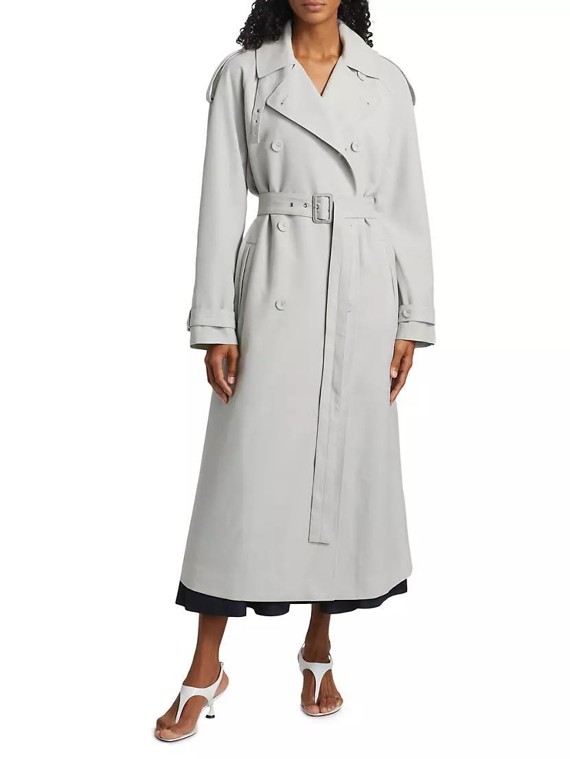 Sakia Wool-Blend Longline Coat Product Image