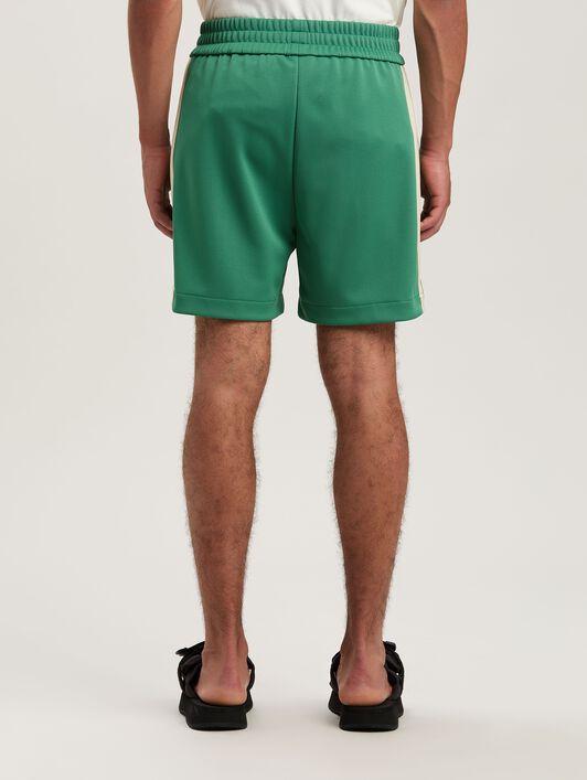 CLASSIC LOGO TRACK SHORTS FOREST GREEN - Product Image
