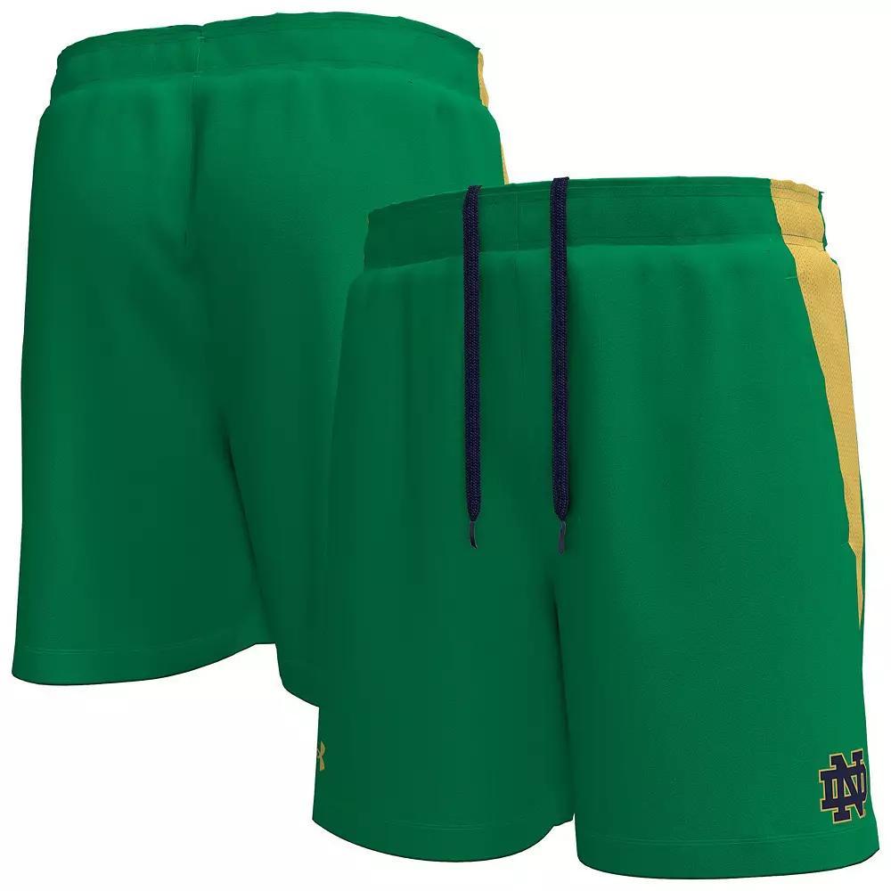 Men's Under Armour Green Notre Dame Fighting Irish Tech Vent Performance Short,  Product Image