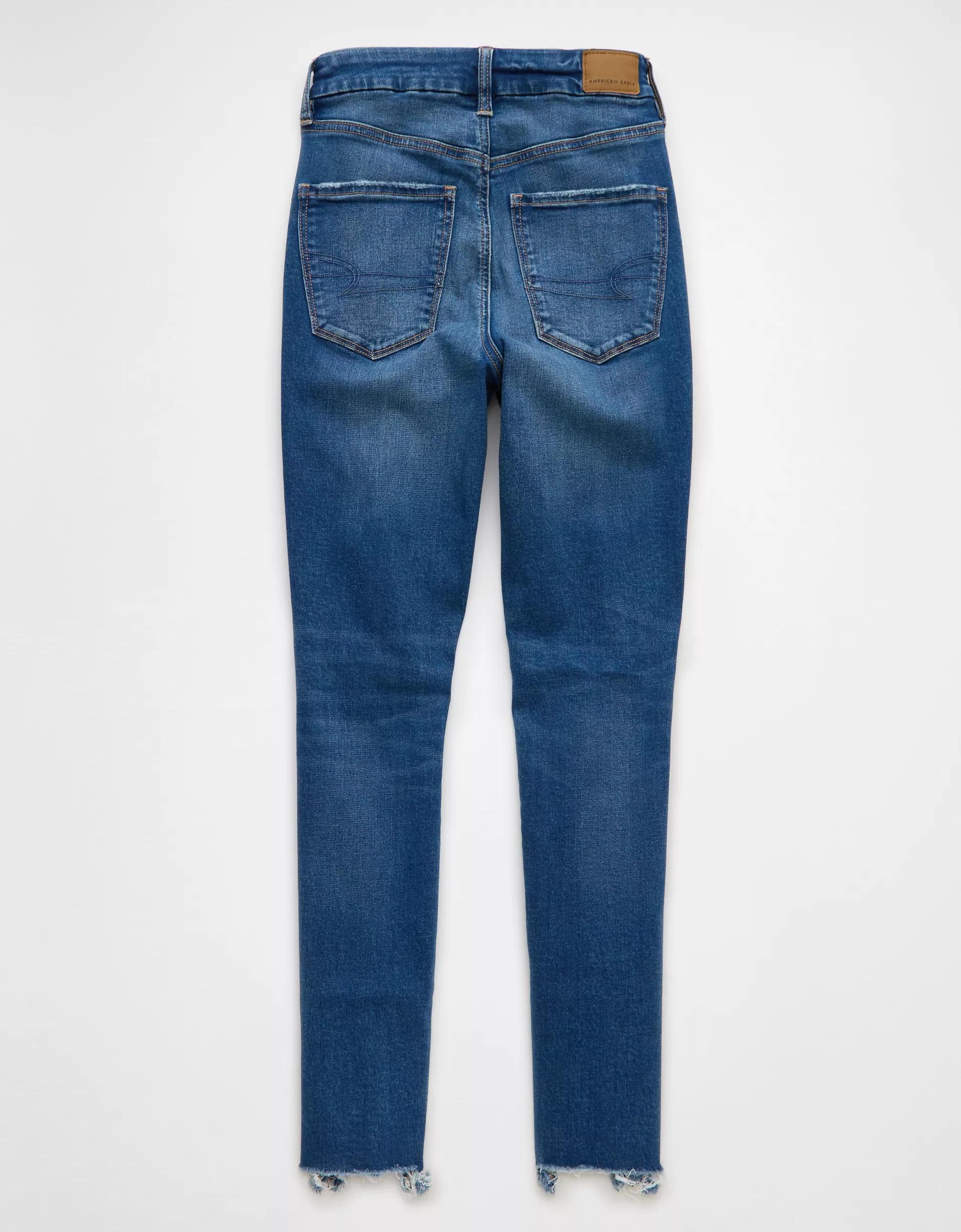 AE Next Level Curvy Ripped High-Waisted Jegging Product Image