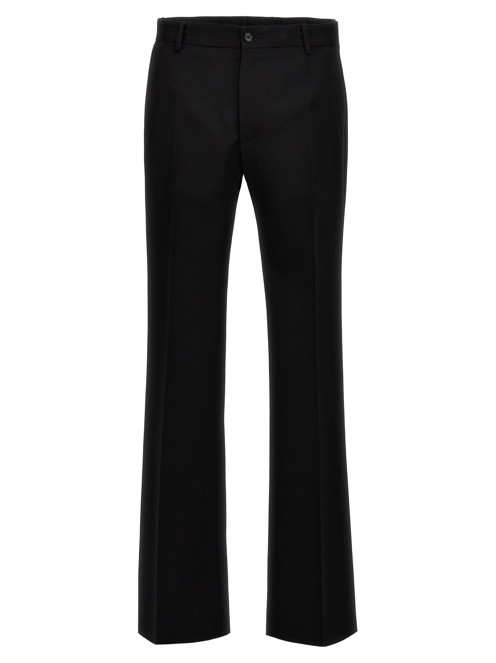 Stripe Detail Tailored Trousers In Black Product Image