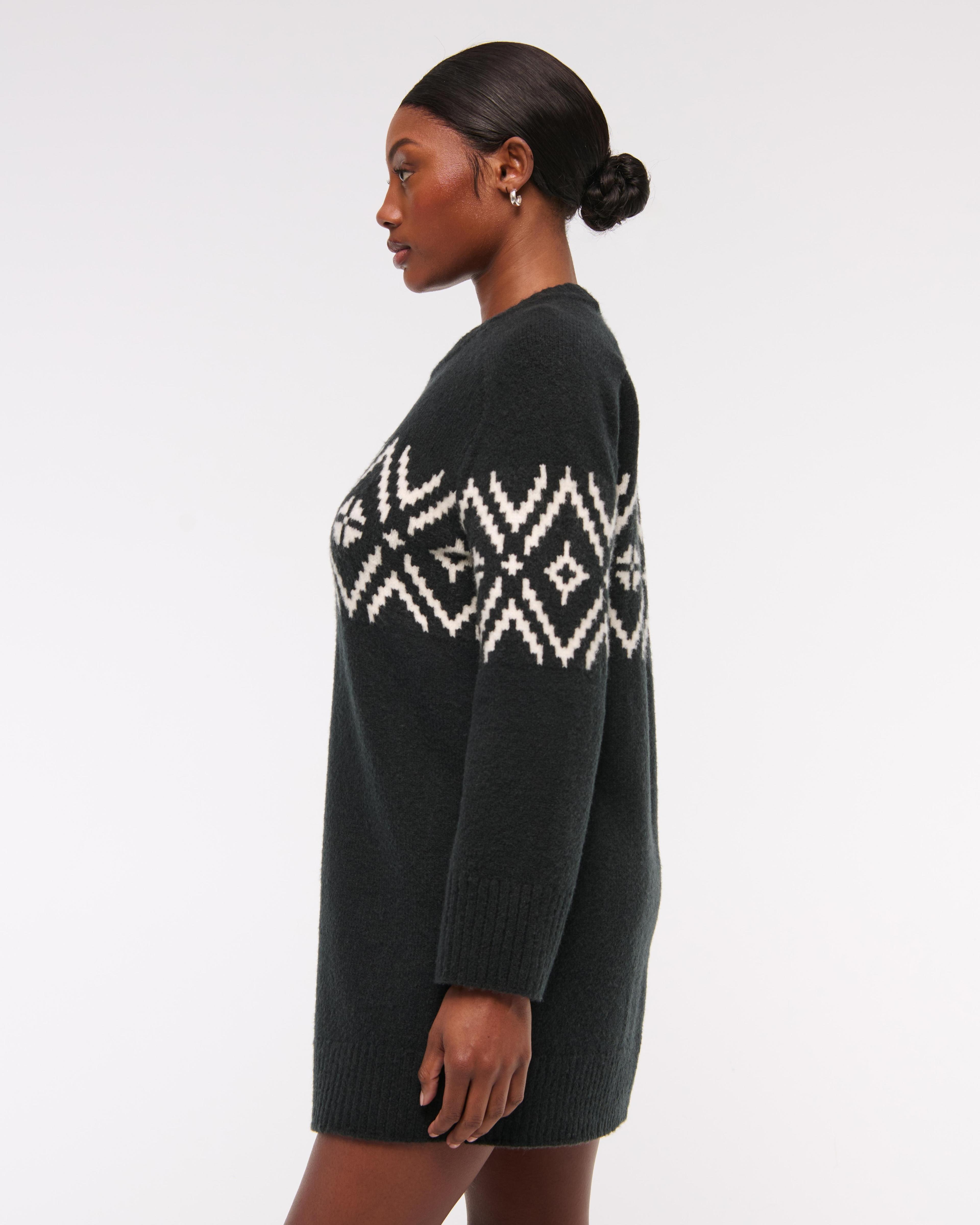 The A&F Madeline Crew Mini Sweater Dress Product Image