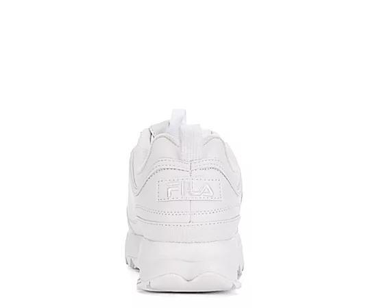 Fila Disruptor II Premium Sneakers White/White/White 9 Product Image