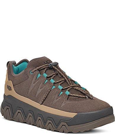 UGG Mens CapTrail Low Suede/Textile/Recycled Materials Sneakers Product Image