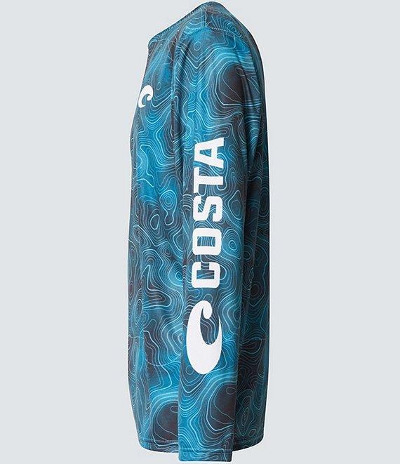 Costa Tech Topographic Long-Sleeve T-Shirt Product Image