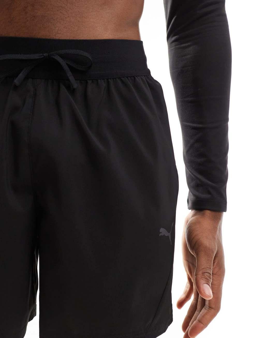 PUMA Training woven 5-inch shorts in black Product Image