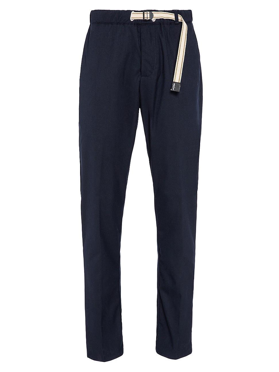 Mens Belted Mid-Rise Pants Product Image