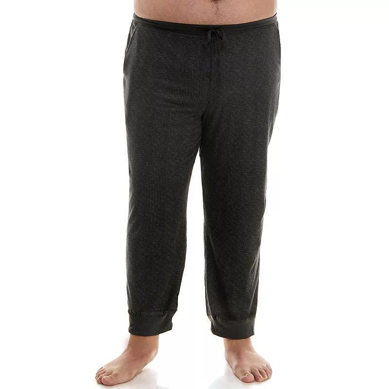 Big & Tall Sonoma Goods For Life Super Soft Waffle Banded Bottom Pajama Pants, Mens Product Image