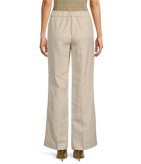 DKNY by Donna Karan Wide Leg Elastic Back Pants Product Image