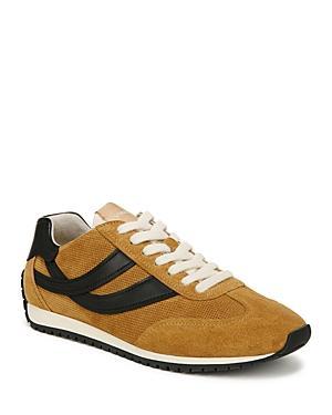 Womens Oasis Runner Mesh & Leather Lace-Up Shoes Product Image