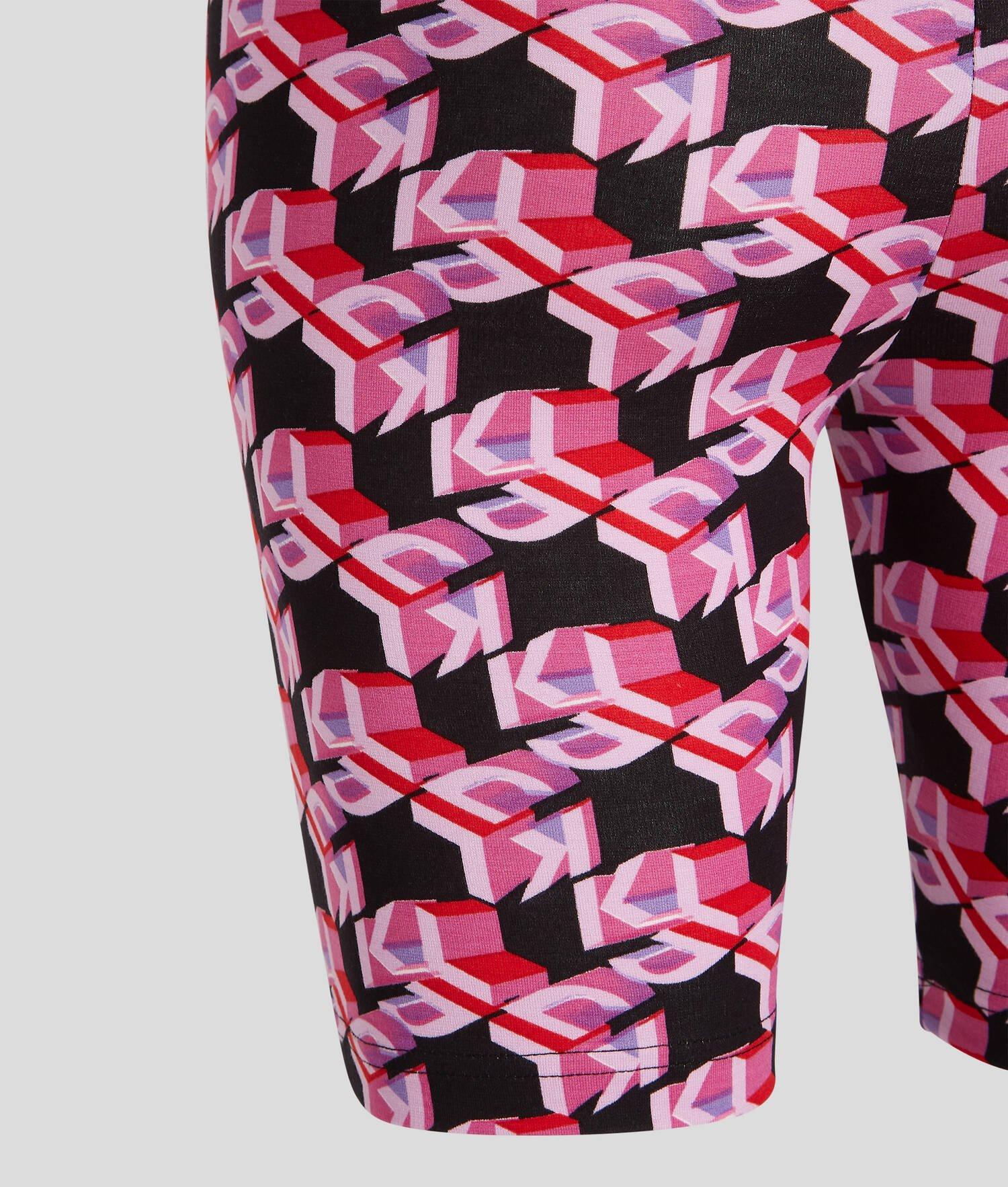 KLJ MONOGRAM CYCLING SHORTS Product Image