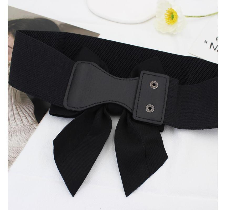 Bow Wide Elastic Belt Product Image