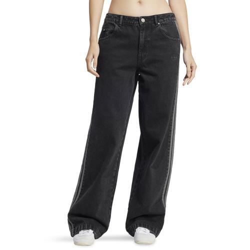 Womens adidas Originals adicolor 3-Stripes Denim Track Pants Product Image