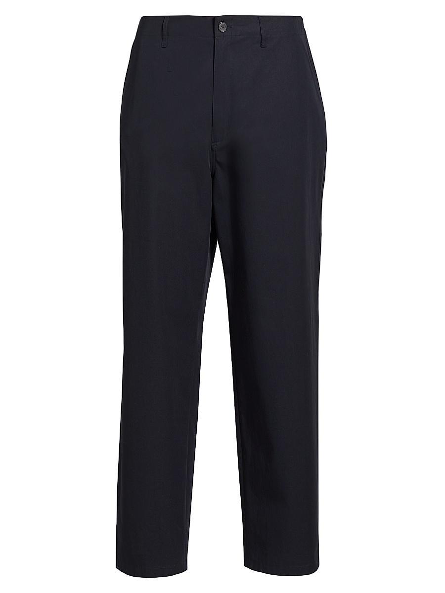 Mens Relaxed Fit Cotton Trousers Product Image