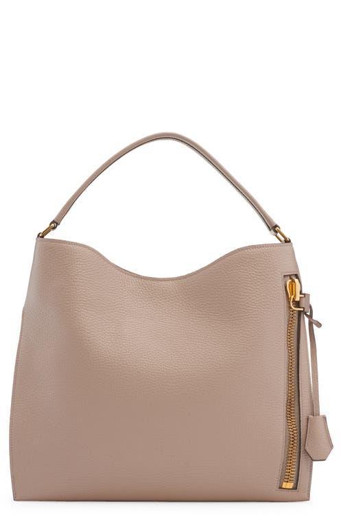 Womens Small Alix Leather Hobo Bag Product Image